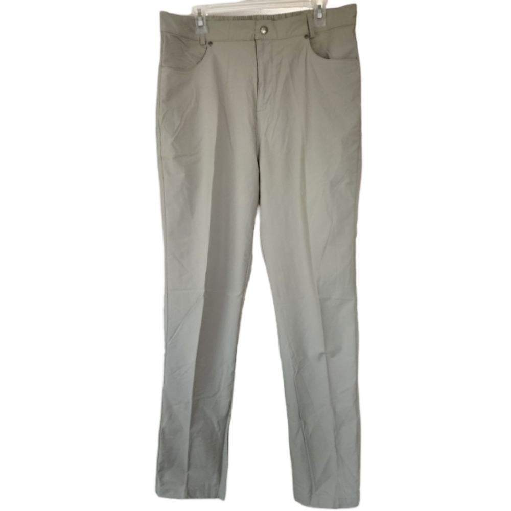 Outdoor Sports Trr Mens‎ Gray Straight Leg Hiking Golf Utility Pants Size 36